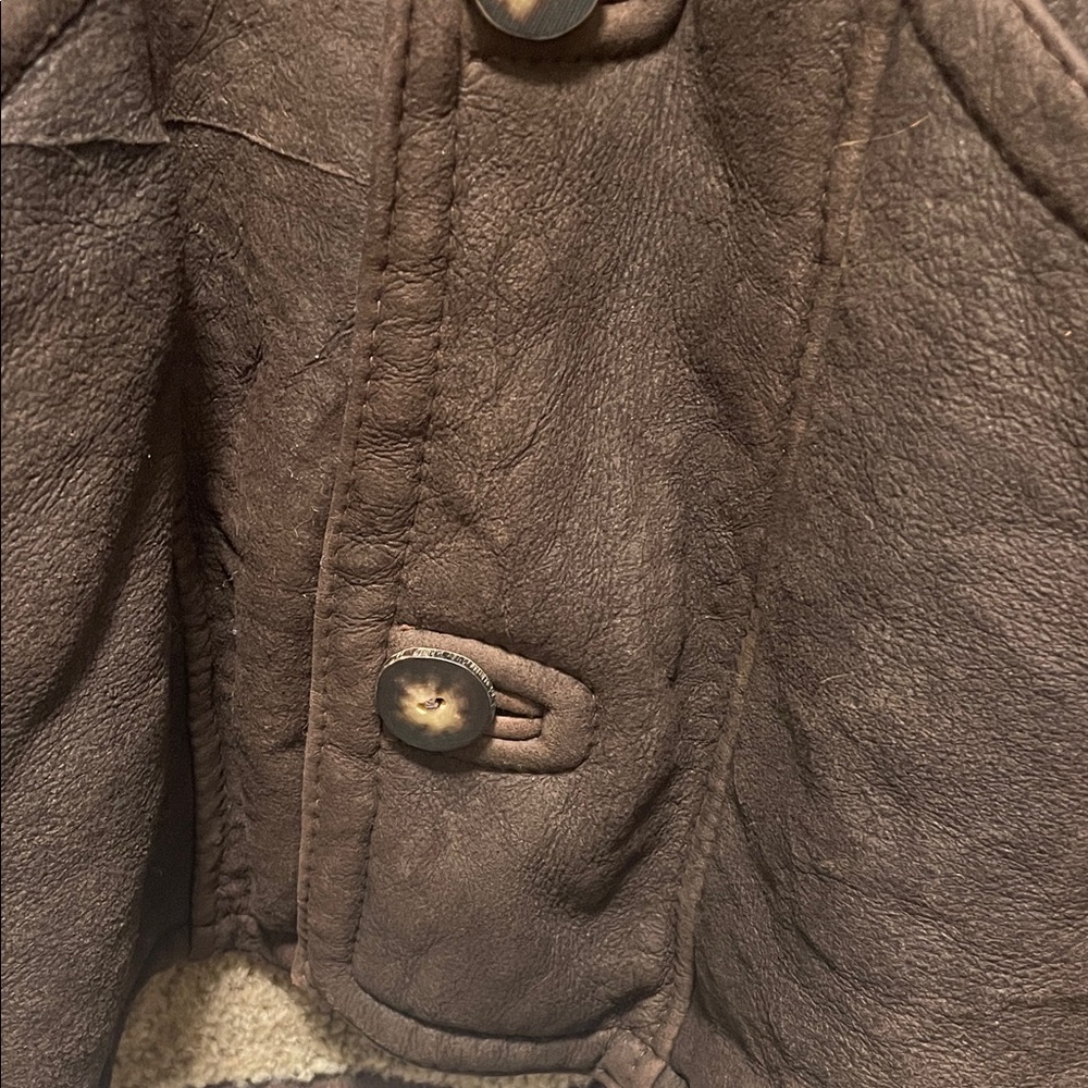 Vintage Kemo Sabe Aspen Shearling Coat – Size 46 - Picture 4 of 9
